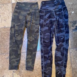 Senita grey camo shakti leggings pants small